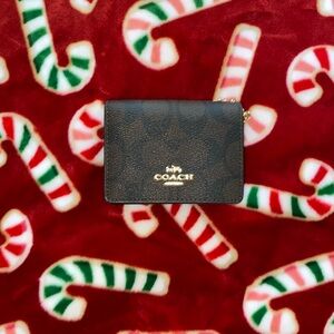 Never used coach wallet with chain attached